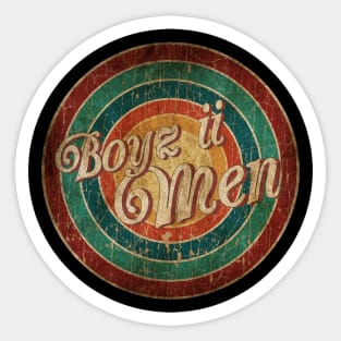 Circle Classic art - Boyz II Men Sticker